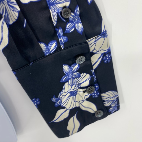 Veronica Beard | Nina Layered Slim-fit Jumper Mixed Media Sweater Silk Wool | S - Picture 8 of 13